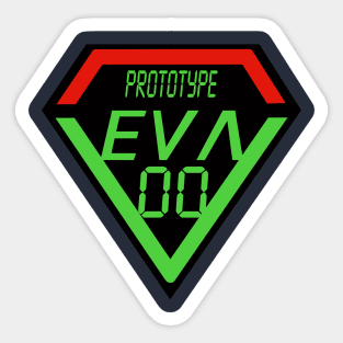 Eva 00 Sticker